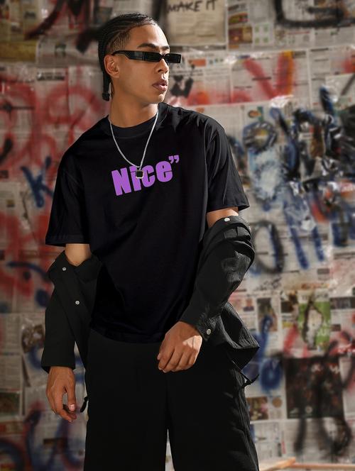men printed short sleeves loose fit t-shirt - 21933650 - Standard Image - 0