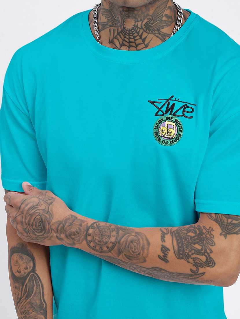 men printed short sleeves loose fit t-shirt - 21933654 - Standard Image - 4