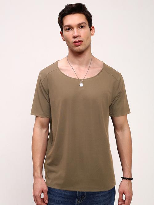 men solid short sleeve loose fit t-shirt - 21933655 - Standard Image - 0