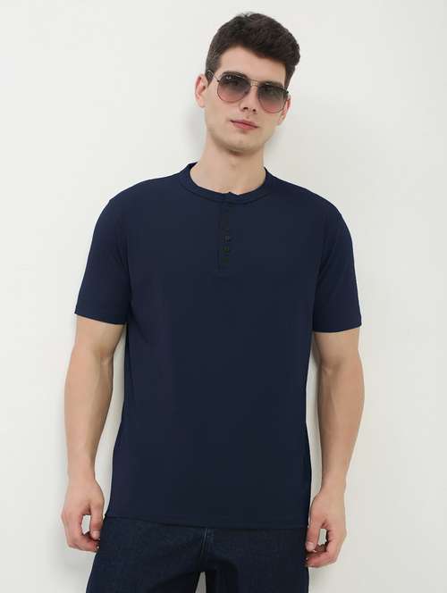 men solid short sleeve regular fit t-shirt - 21933656 -  Standard Image - 0