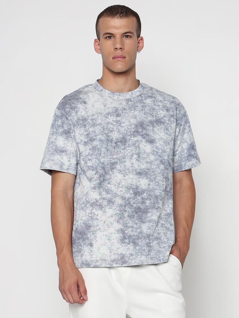 men printed short sleeves loose fit t-shirt - 21933658 -  Zoom Image - 0