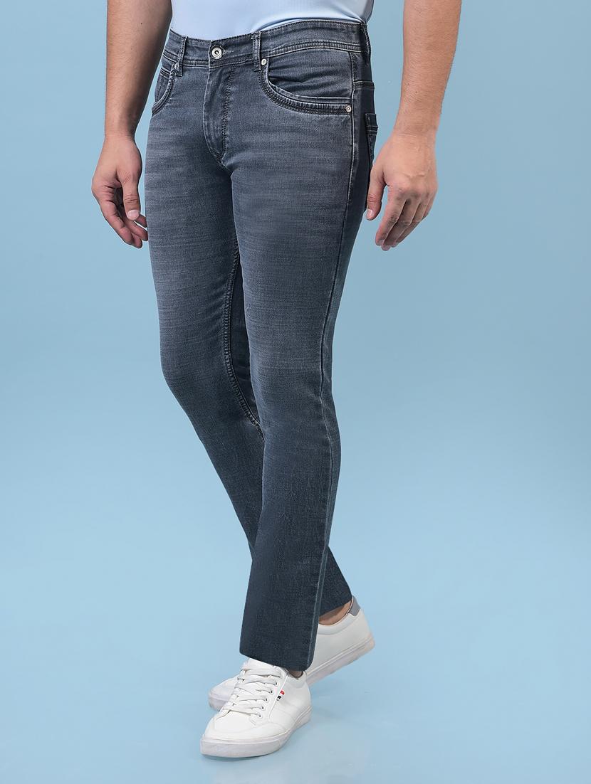 men solid mid rise slim fit jean - 21933800 - Standard Image - 1