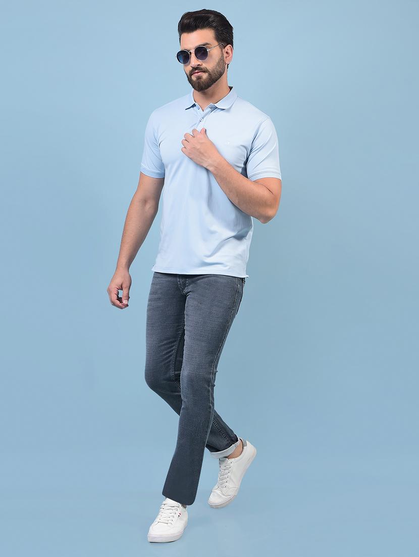 men solid mid rise slim fit jean - 21933800 - Standard Image - 4