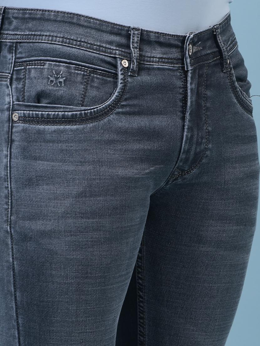 men solid mid rise slim fit jean - 21933800 - Standard Image - 6