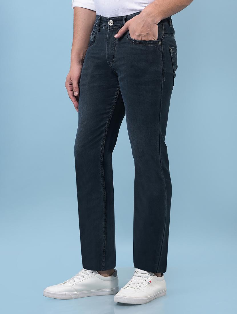 men solid mid rise slim fit jean - 21933801 - Standard Image - 1