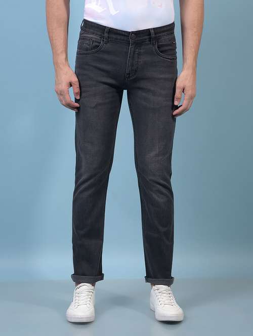 men solid mid rise slim fit jean - 21933808 -  Standard Image - 0
