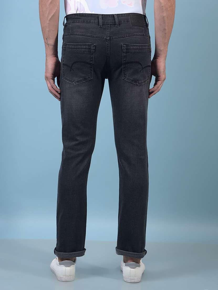 men solid mid rise slim fit jean - 21933808 -  Standard Image - 4