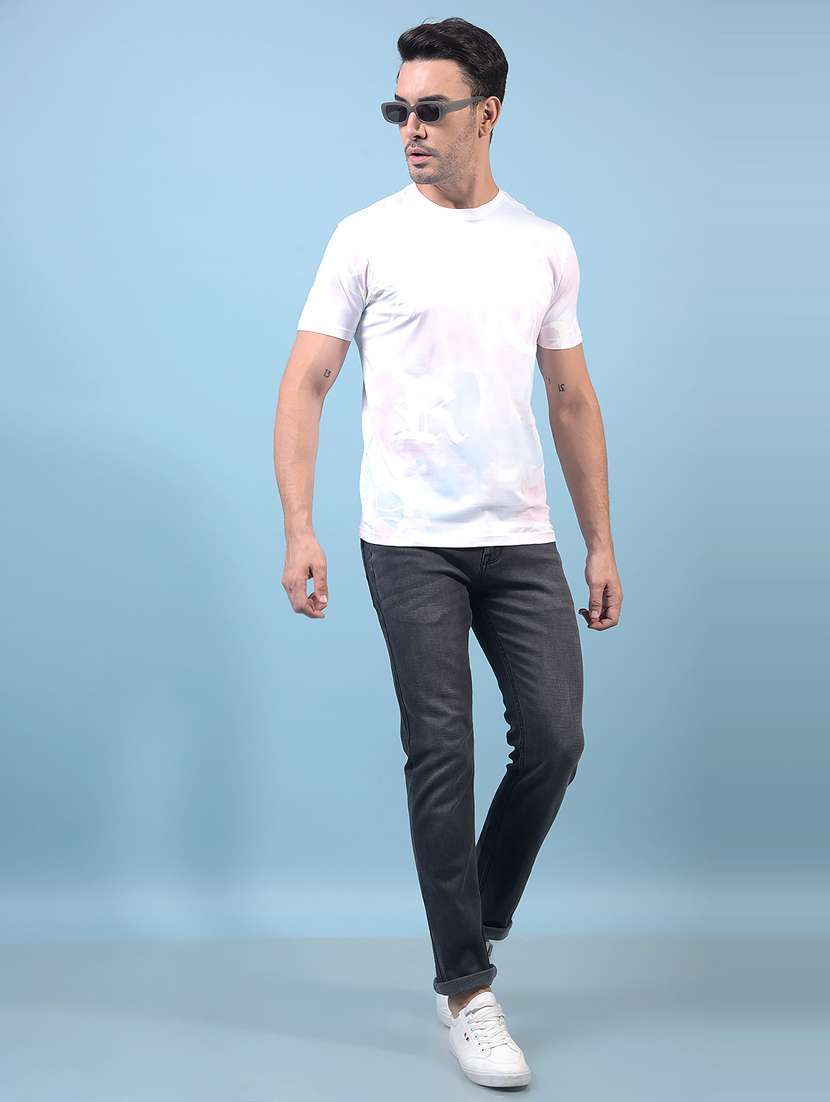 men solid mid rise slim fit jean - 21933808 - Standard Image - 6