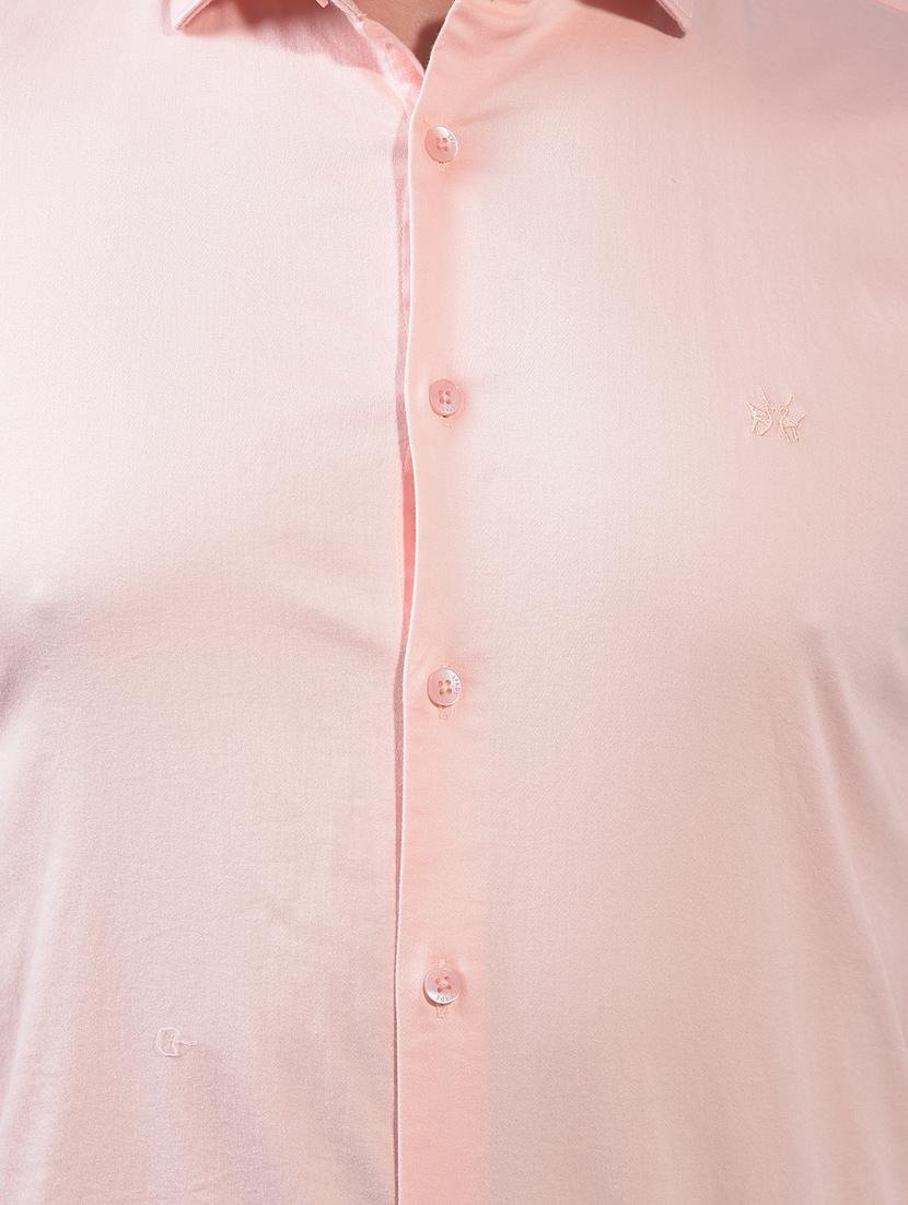 men solid long sleeve slim fit casual shirt - 21933884 - Standard Image - 6