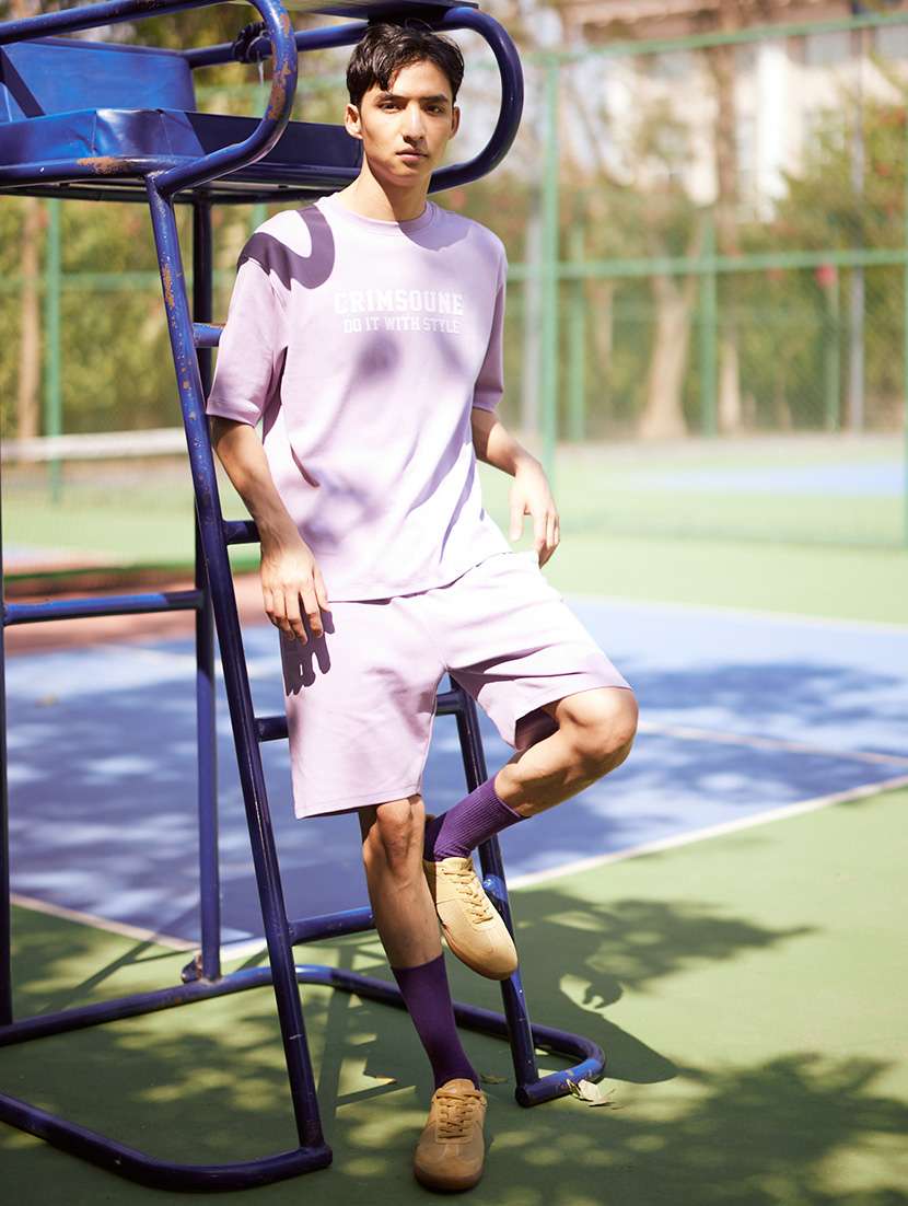 men solid mid rise regular fit shorts - 21933901 -  Standard Image - 1