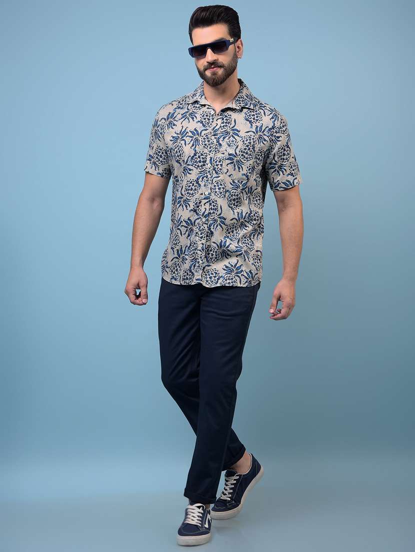 men solid mid rise flat front casual chinos  - 21933906 -  Standard Image - 4