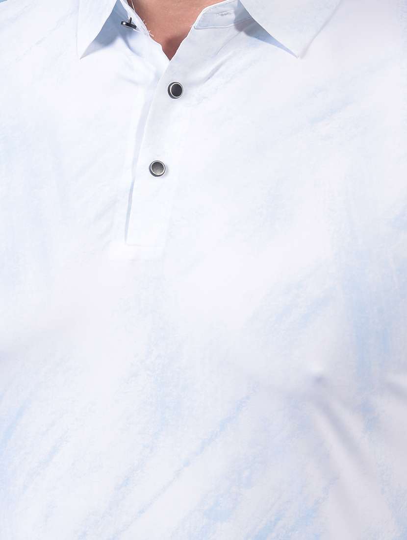 men printed short sleeve slim fit polo t-shirt - 21933954 -  Standard Image - 6