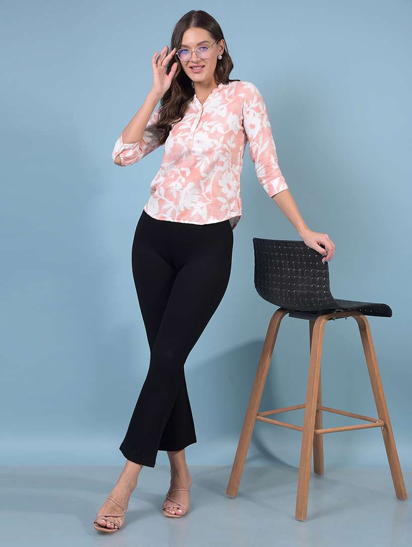 women solid mid rise bootcut jegging - 21933982 - Standard Image - 4