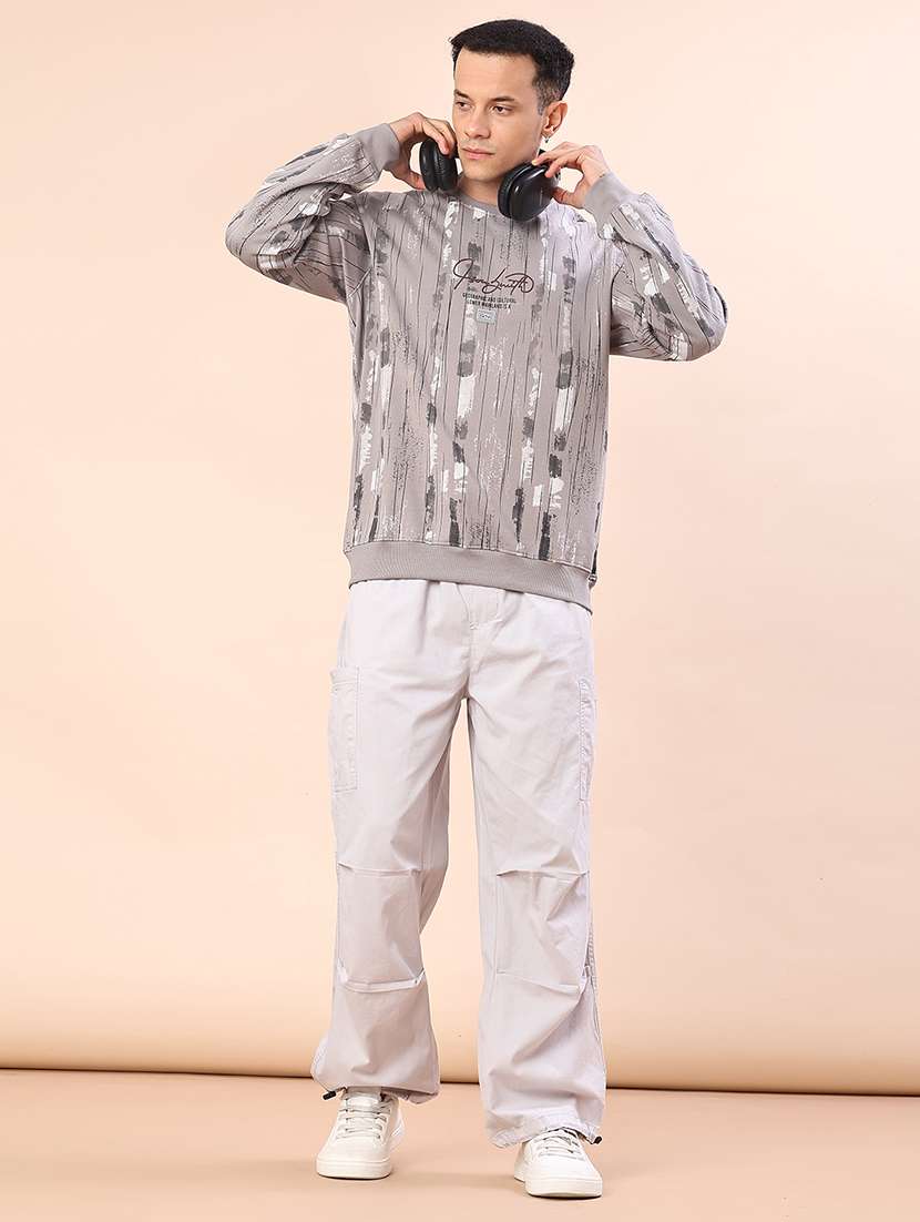 grey cotton cargos - 21934133 -  Standard Image - 4