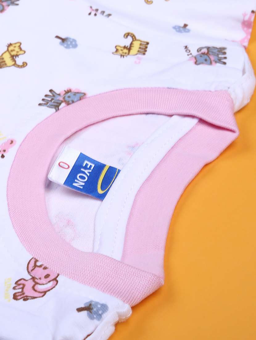 boys printed t-shirt & dungaree casual wear set - 21934148 -  Standard Image - 4