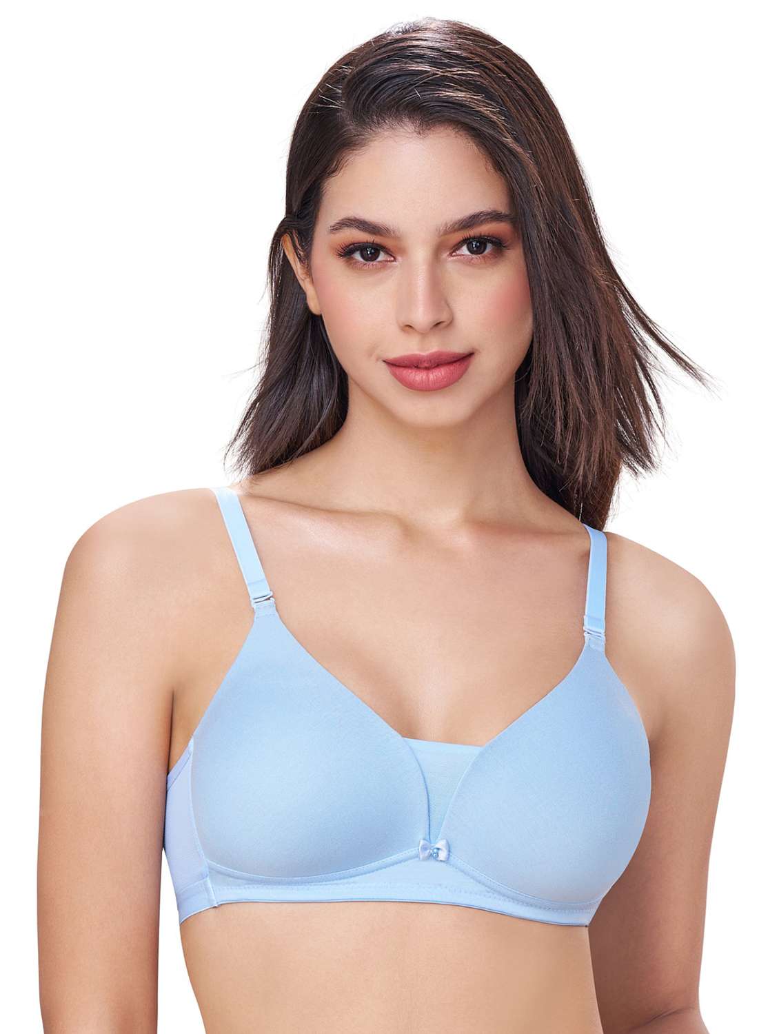 women solid lightly padded t-shirt bra