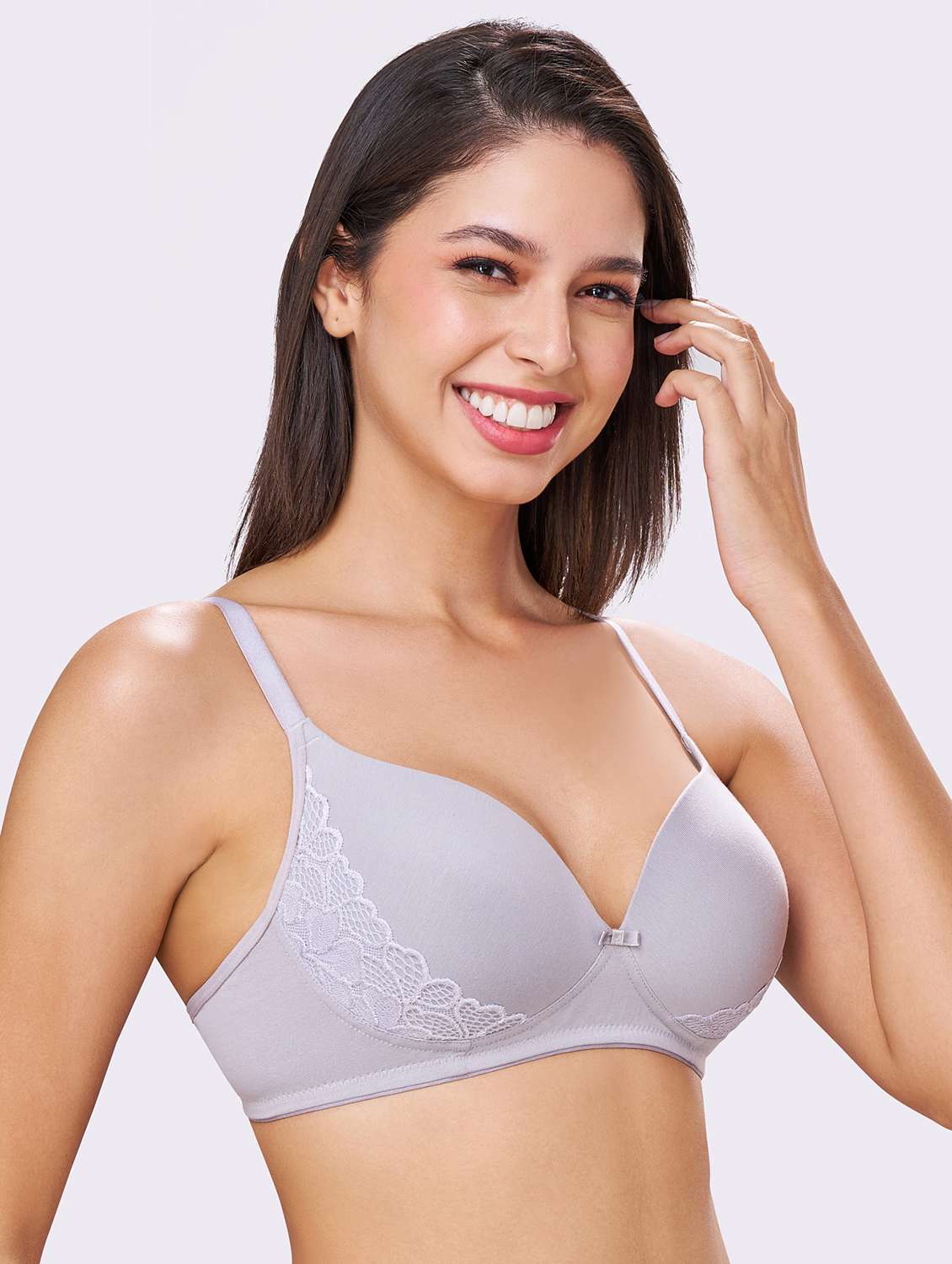 women solid lightly padded push up bra - 21934181 -  Standard Image - 1