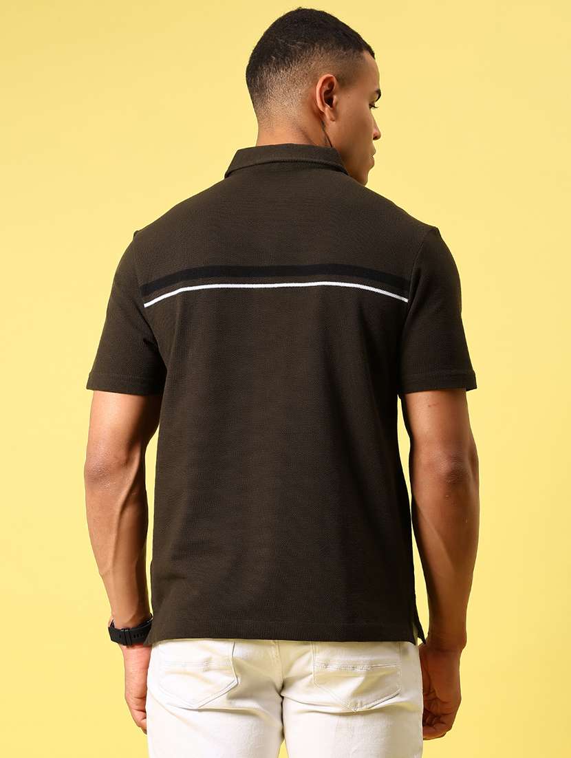 men striped short sleeve casual fit casual shirt - 21934305 -  Standard Image - 4