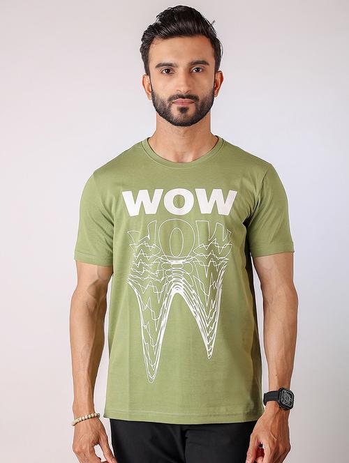 men front print short sleeve t-shirt - 21934744 - Standard Image - 0