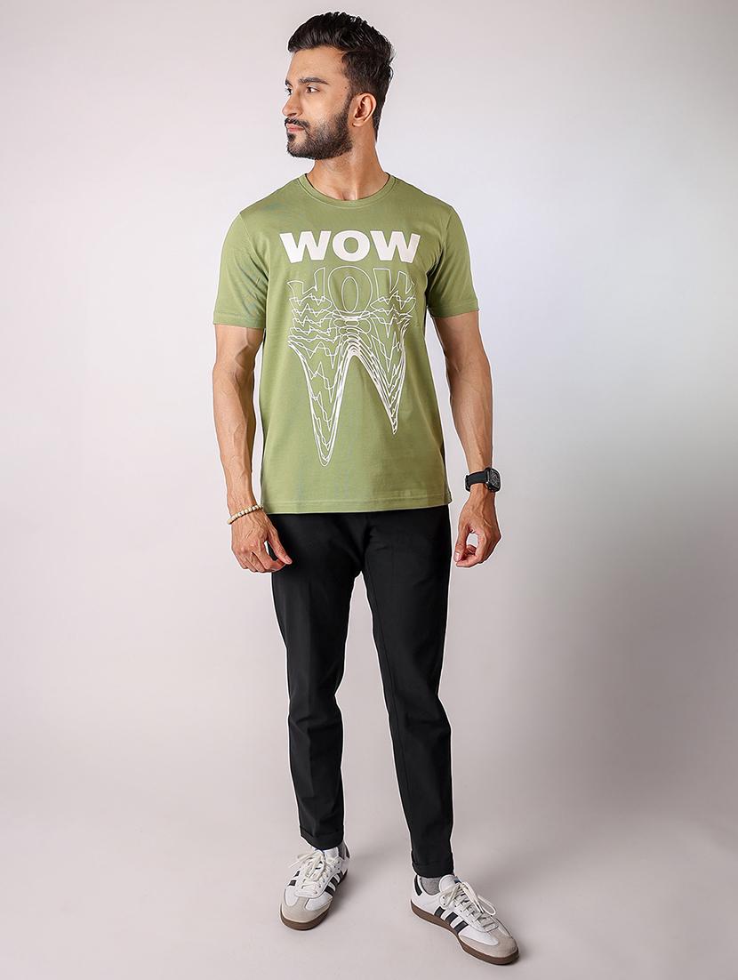 men front print short sleeve t-shirt - 21934744 - Standard Image - 4