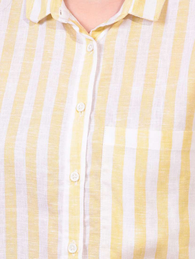 women striped long sleeves regular shirt - 21934776 -  Standard Image - 6