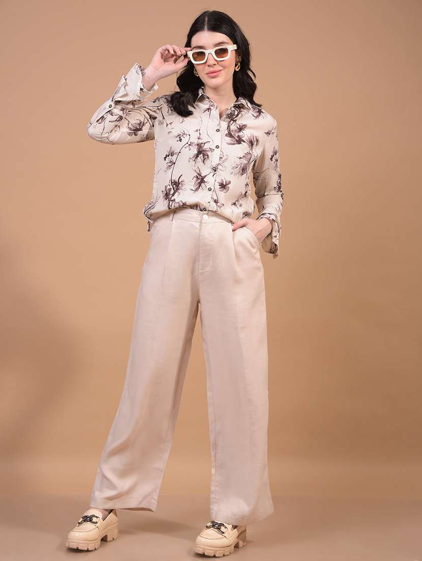 women floral printed collared regular shirt - 21934781 -  Standard Image - 4