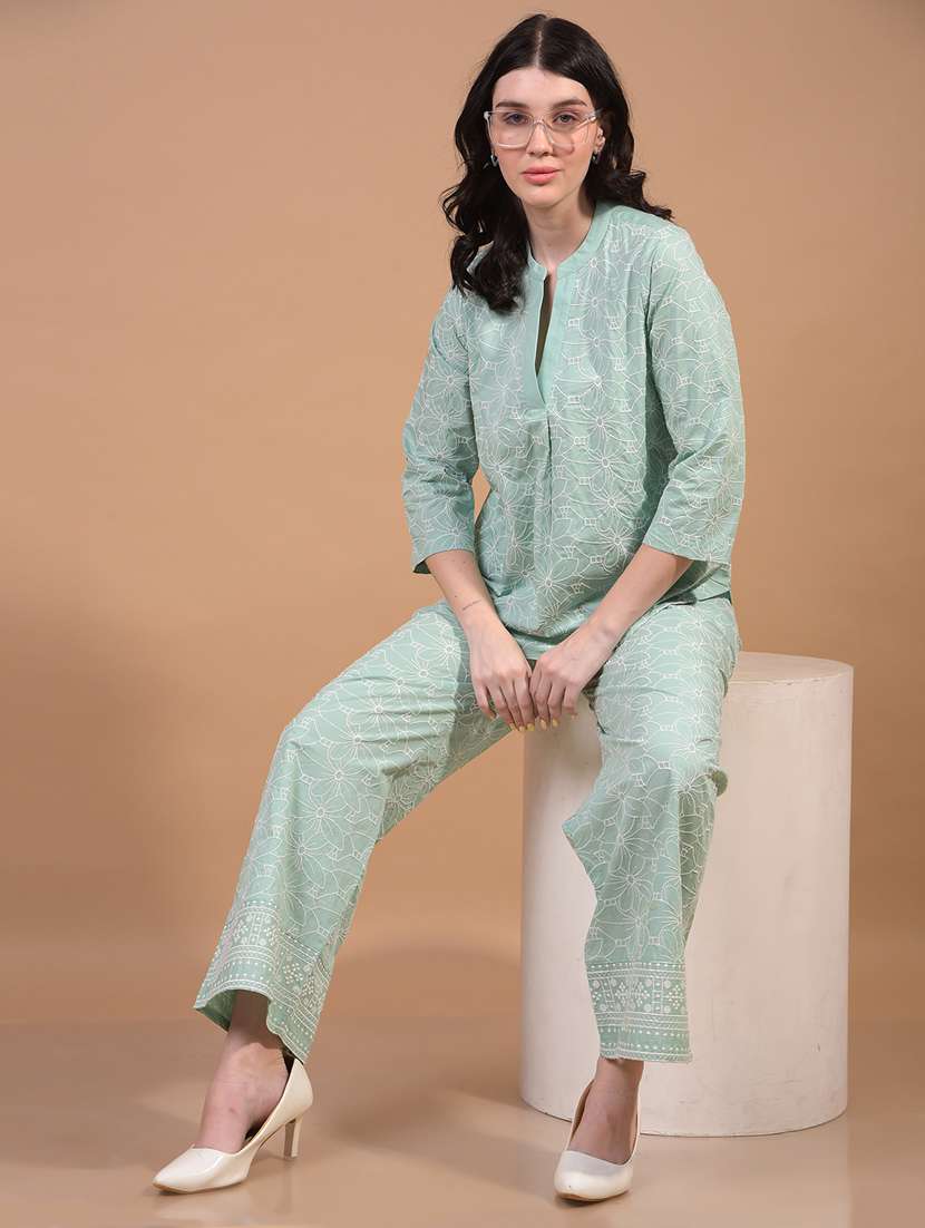 women embroidered three quarter sleeve regular top - 21934830 -  Standard Image - 4