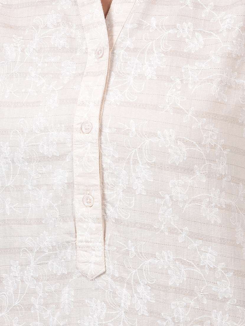 women solid three quarter sleeve regular top - 21934844 -  Standard Image - 6