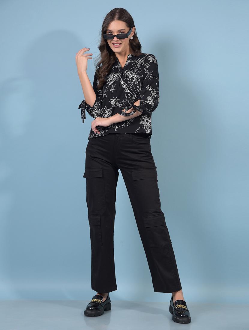 women floral print three quarter sleeve regular top - 21934846 - Standard Image - 4
