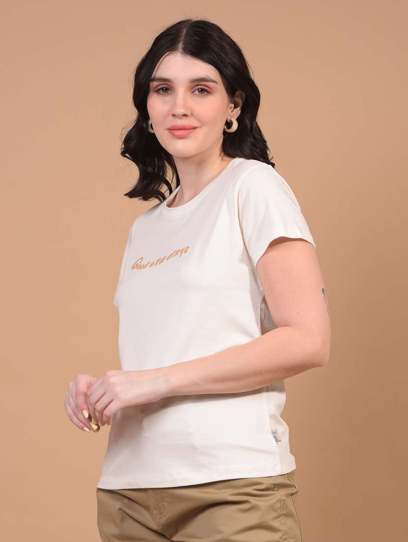 women printed short sleeve regular fit t-shirt - 21934862 -  Standard Image - 1