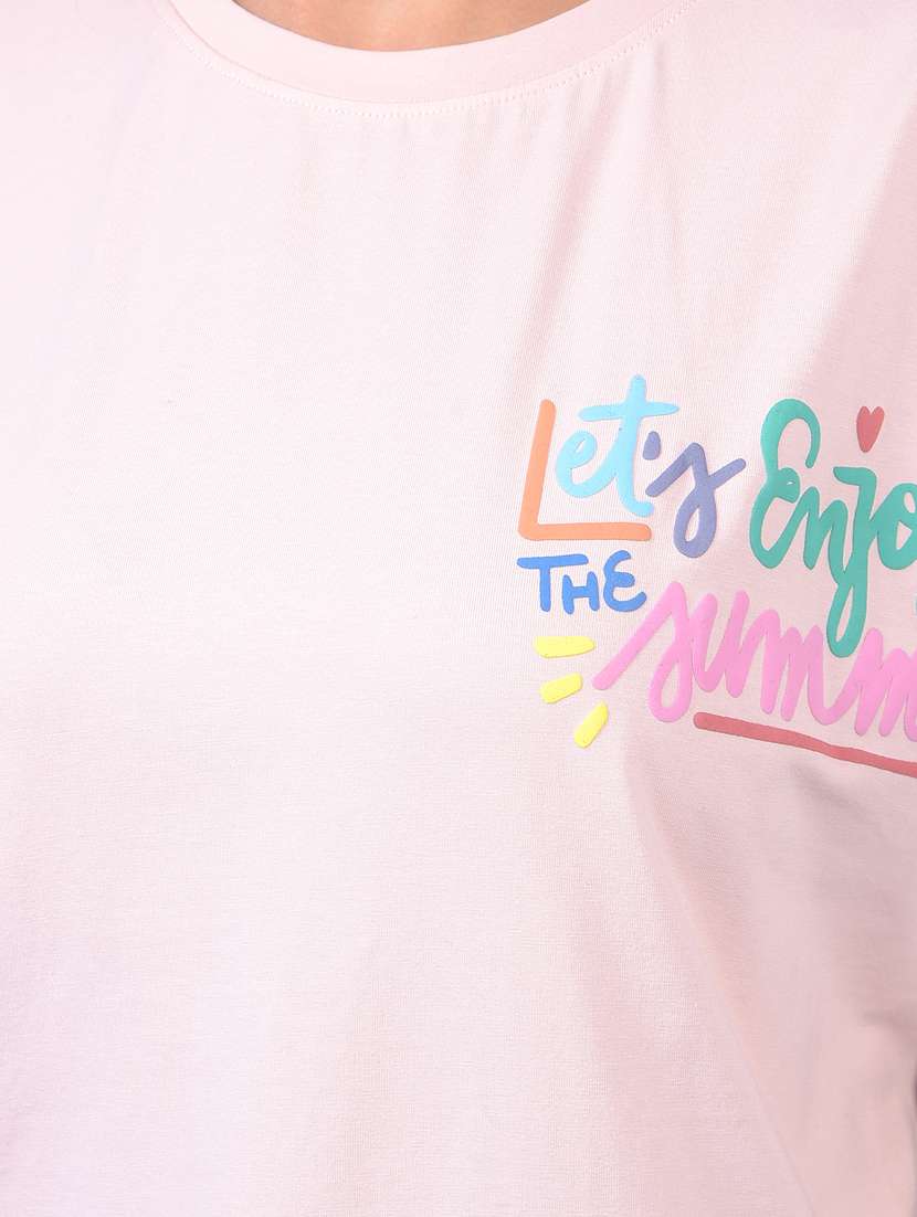 women printed short sleeve loose fit t-shirt - 21934875 -  Standard Image - 6