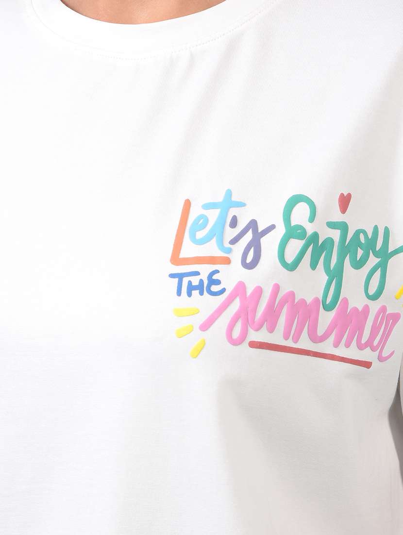 women printed short sleeve loose fit t-shirt - 21934876 -  Standard Image - 6