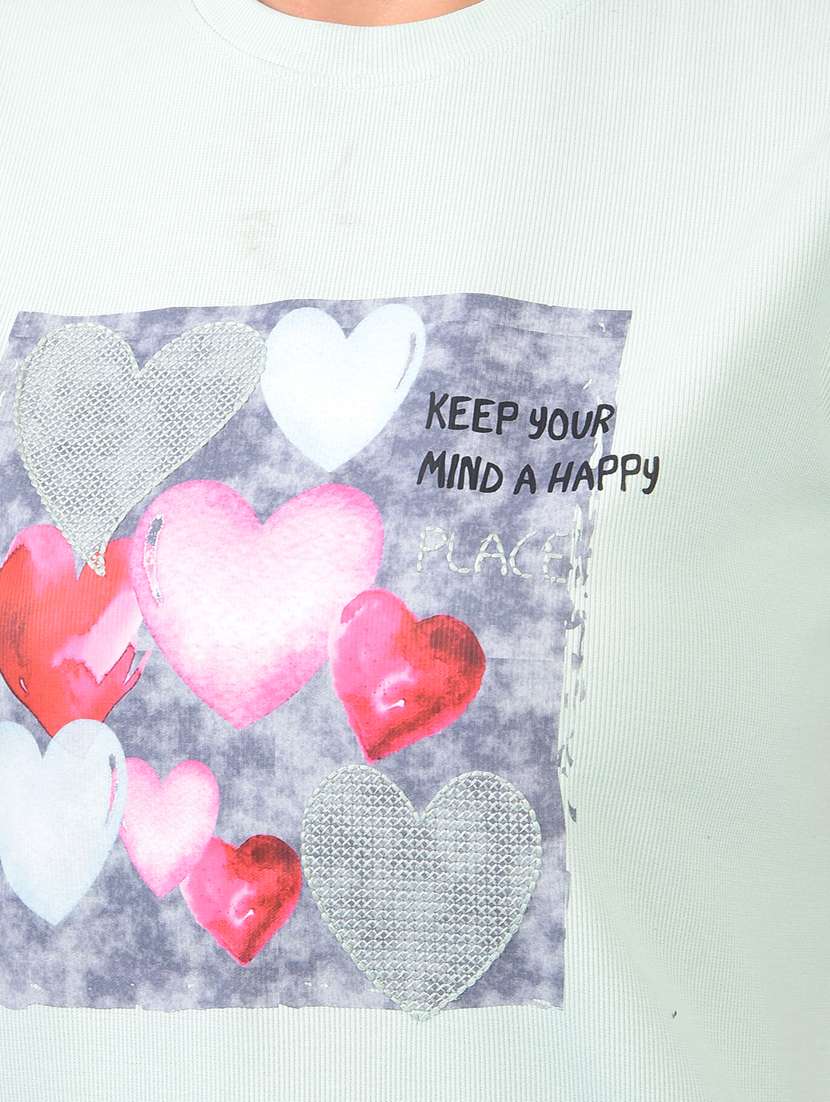 women printed short sleeve regular fit t-shirt - 21934883 - Standard Image - 6