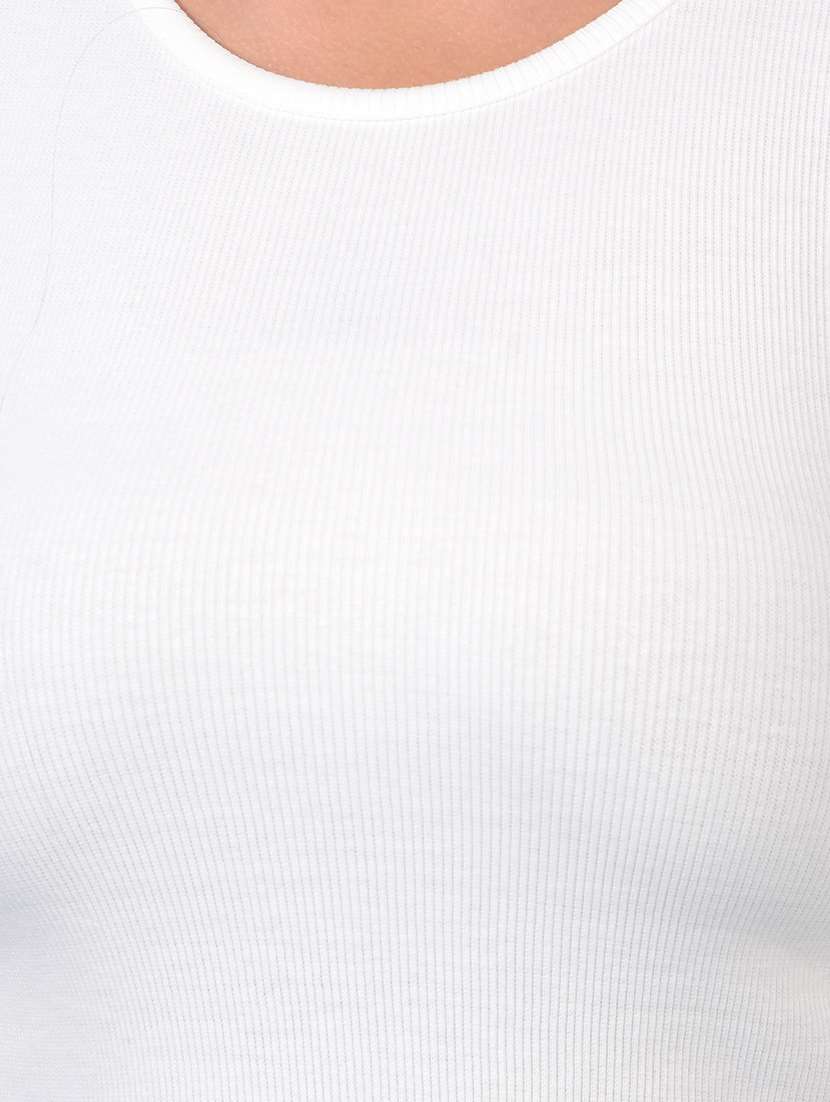 women solid short sleeve slim fit t-shirt - 21934886 - Standard Image - 6