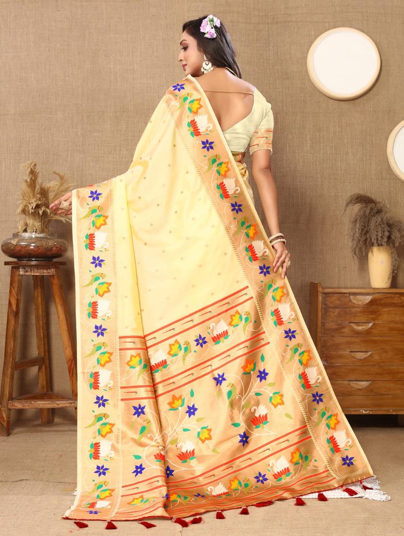 women self design paithani saree with blouse - 21935166 - Standard Image - 1