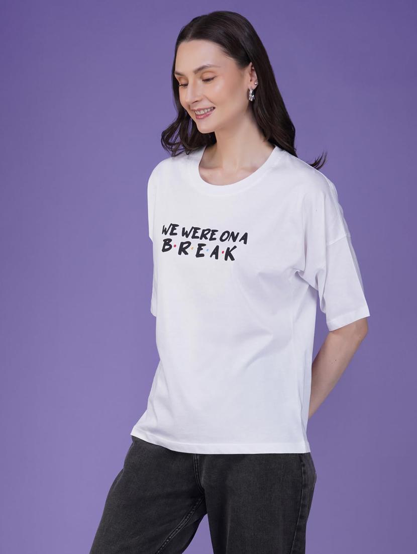 women printed short sleeve regular fit t-shirt - 21935498 - Standard Image - 1