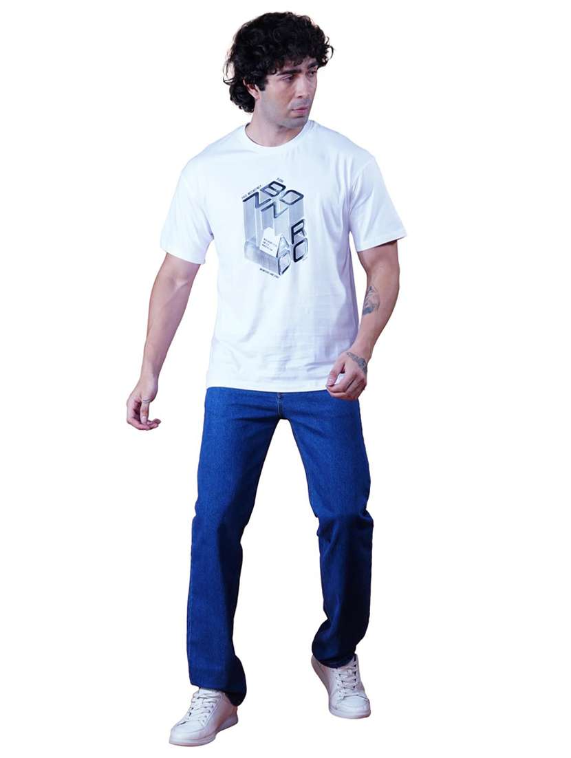 men printed short sleeve regular fit t-shirt - 21935538 -  Standard Image - 4