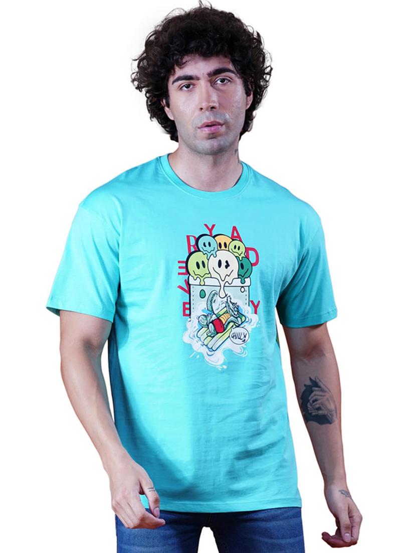 men printed short sleeve regular fit t-shirt - 21935544 - Standard Image - 1