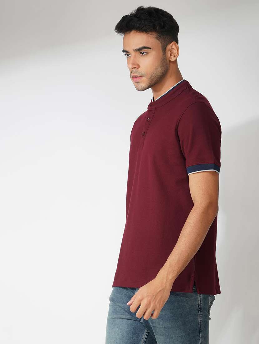 men solid short sleeve regular fit t-shirt - 21935562 -  Standard Image - 1
