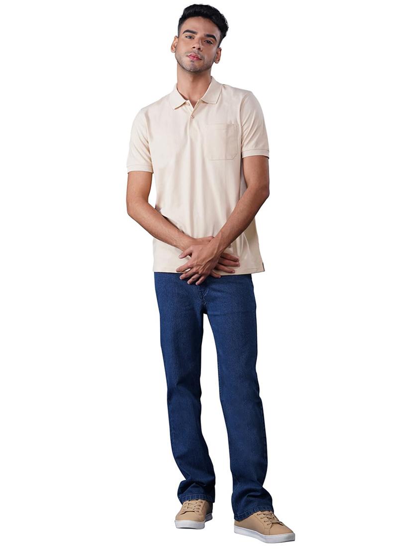 men solid short sleeve regular fit polo t-shirt - 21935580 - Standard Image - 4