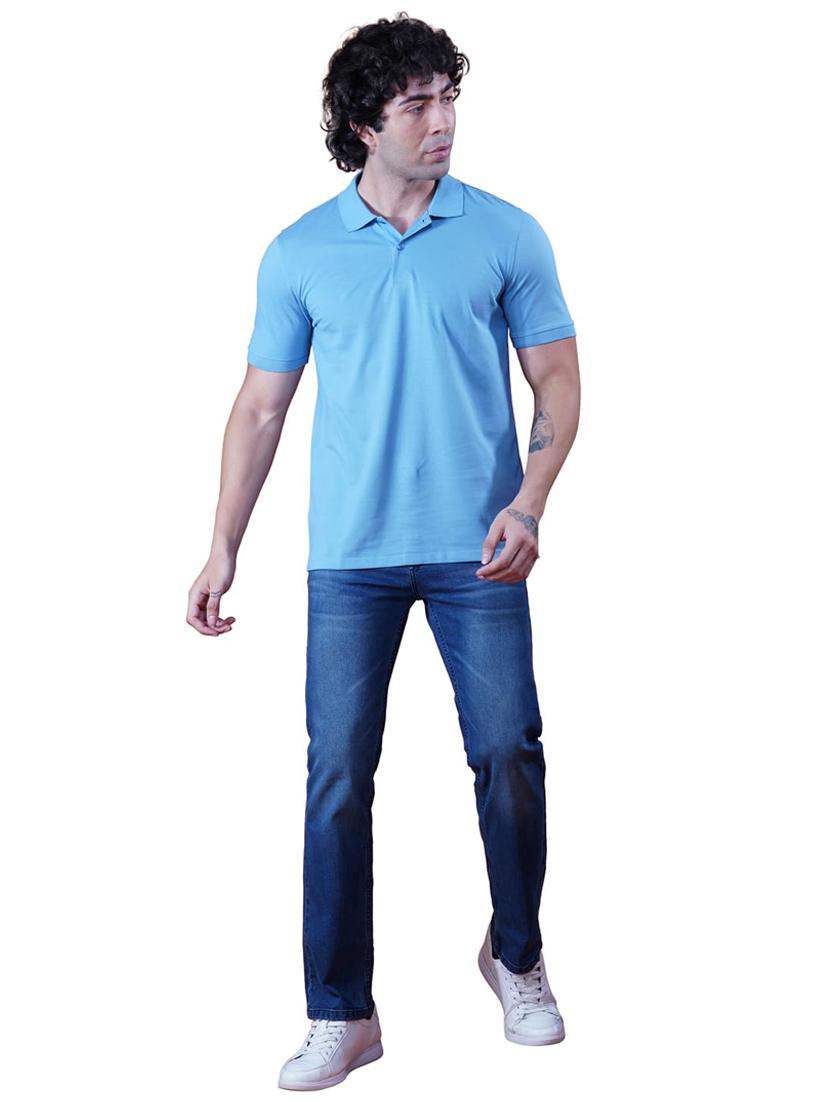 men solid short sleeve regular fit polo t-shirt - 21935585 - Standard Image - 4