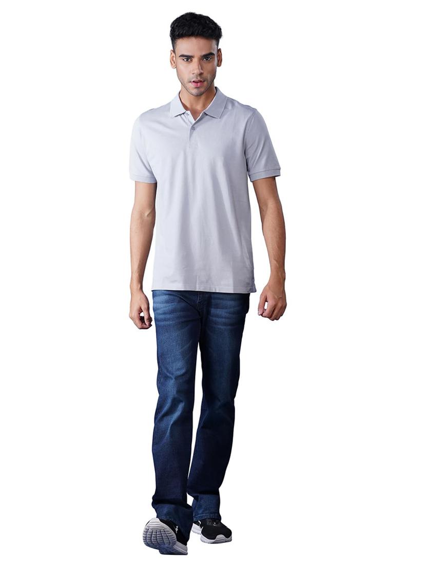 men solid short sleeve regular fit polo t-shirt - 21935588 - Standard Image - 4