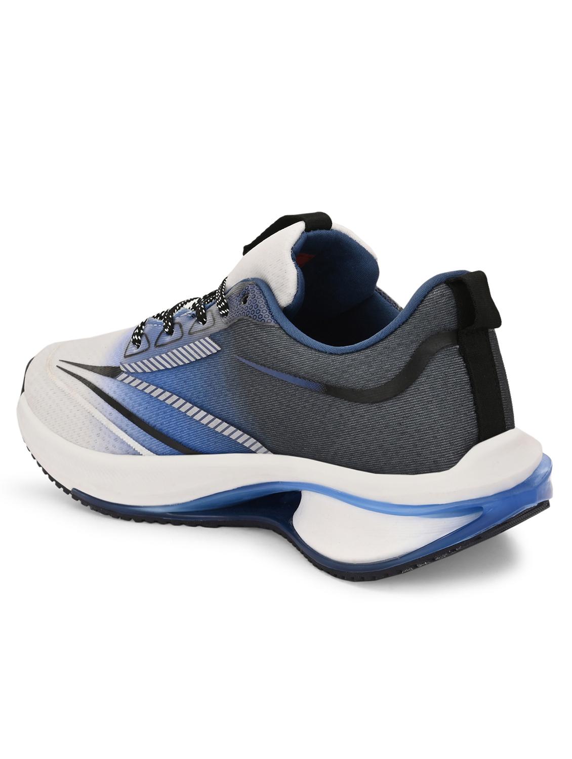 men navy blue lace up sport shoe - 21935679 - Standard Image - 4