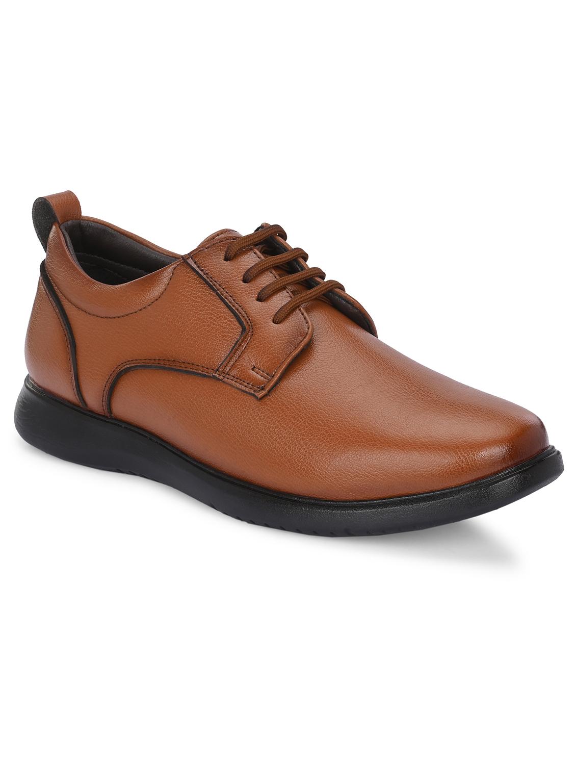 men tan lace-up derby - 21935708 - Standard Image - 1