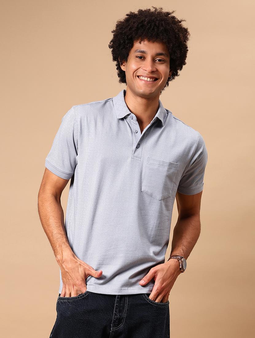 men solid short sleeve regular fit polo t-shirt - 21935856 - Zoom Image - 0