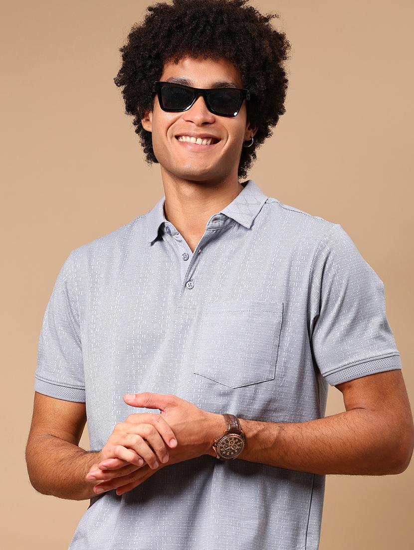 men solid short sleeve regular fit polo t-shirt - 21935856 - Standard Image - 1