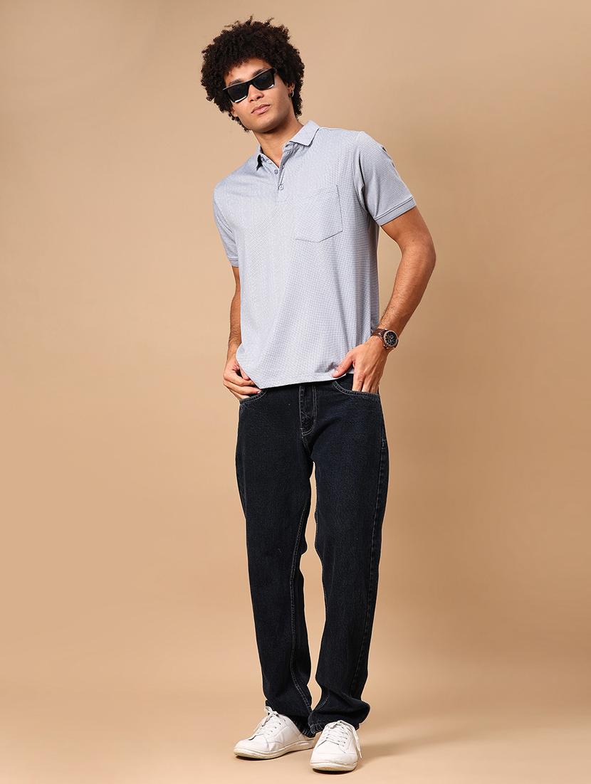 men solid short sleeve regular fit polo t-shirt - 21935856 - Standard Image - 4