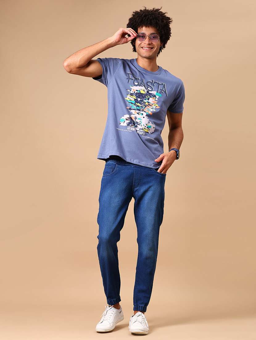 men printed short sleeve regular fit t-shirt - 21935864 -  Standard Image - 4