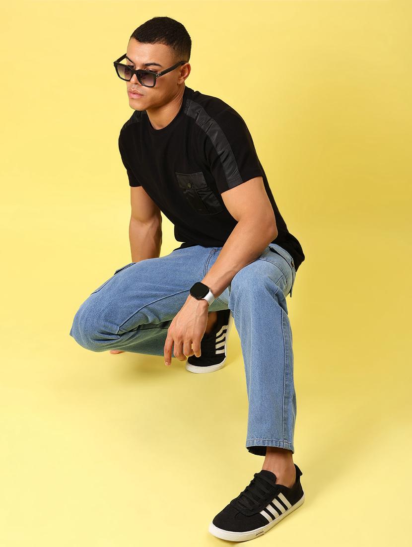 men solid short sleeve regular fit t-shirt - 21935868 - Standard Image - 4