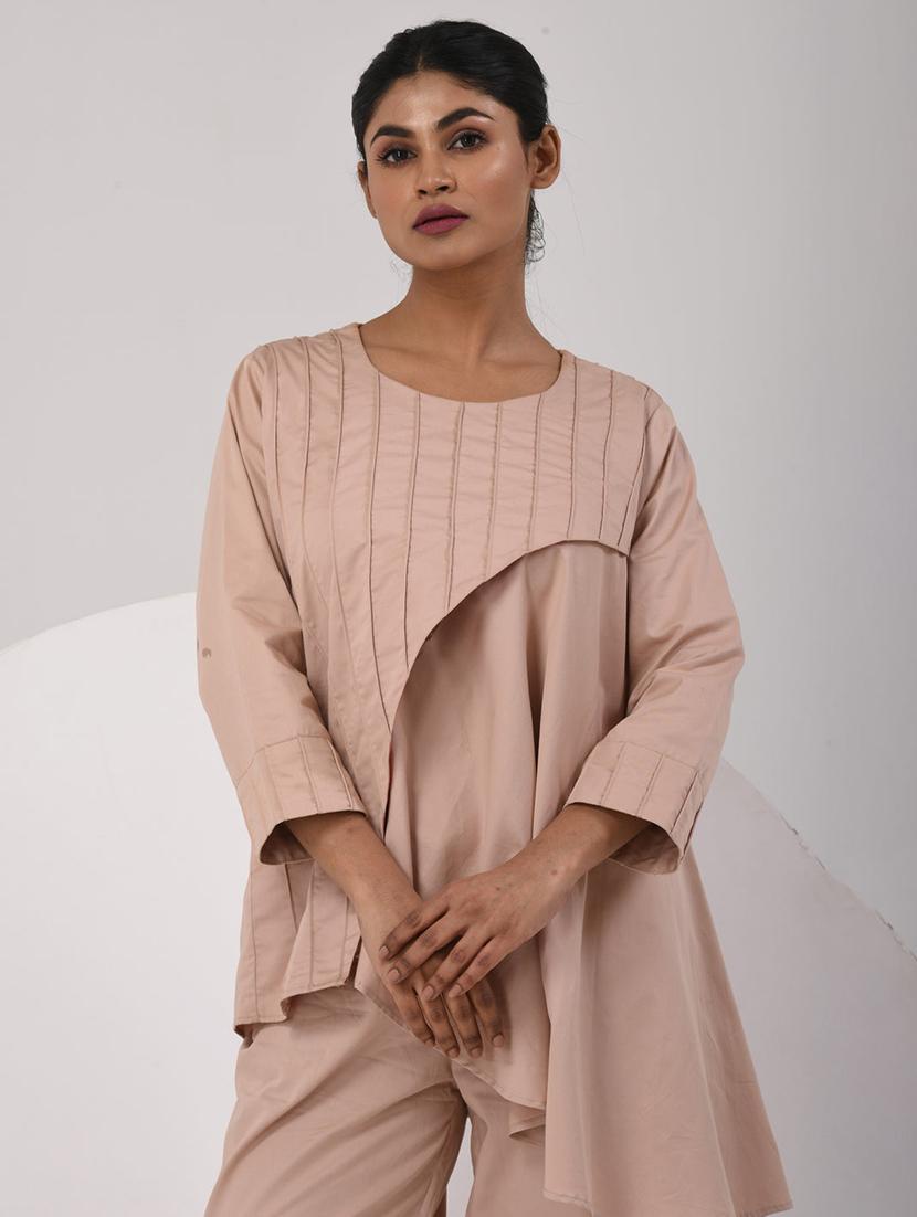 women three quarter sleeve ethnic co-ord set - 21935906 - Standard Image - 1